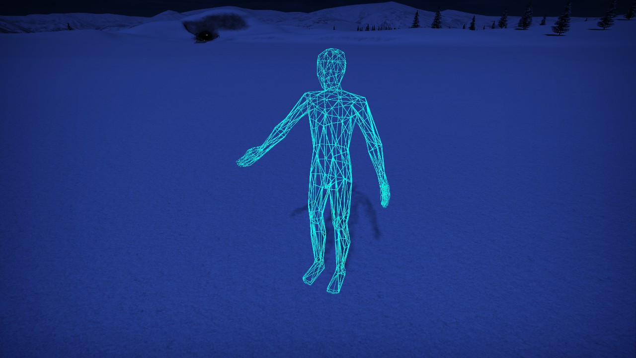 [Pix] Hologram - Human Welcoming (Animated, Colorable & Lit)