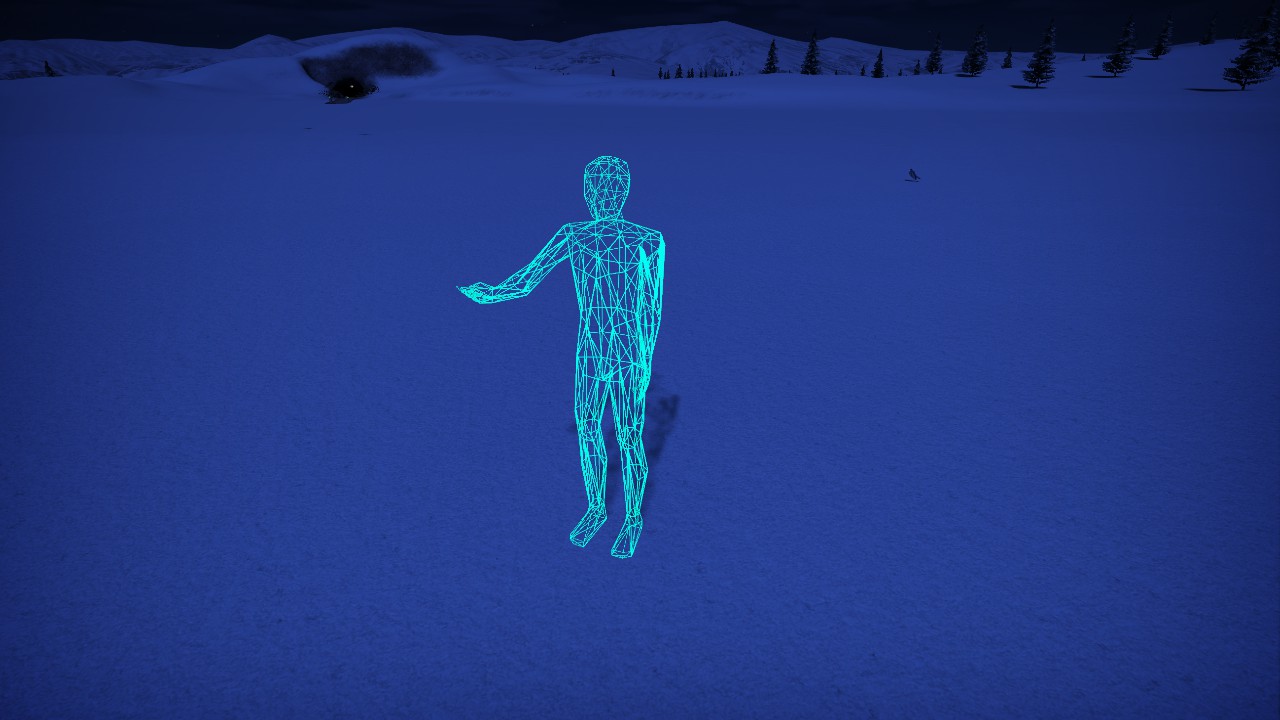 [Pix] Hologram - Human Welcoming (Animated, Colorable & Lit)