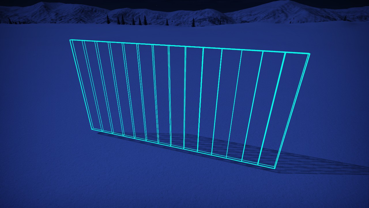 [Pix] Hologram - Shipping Container Wall (Animated, Colorable & Lit)