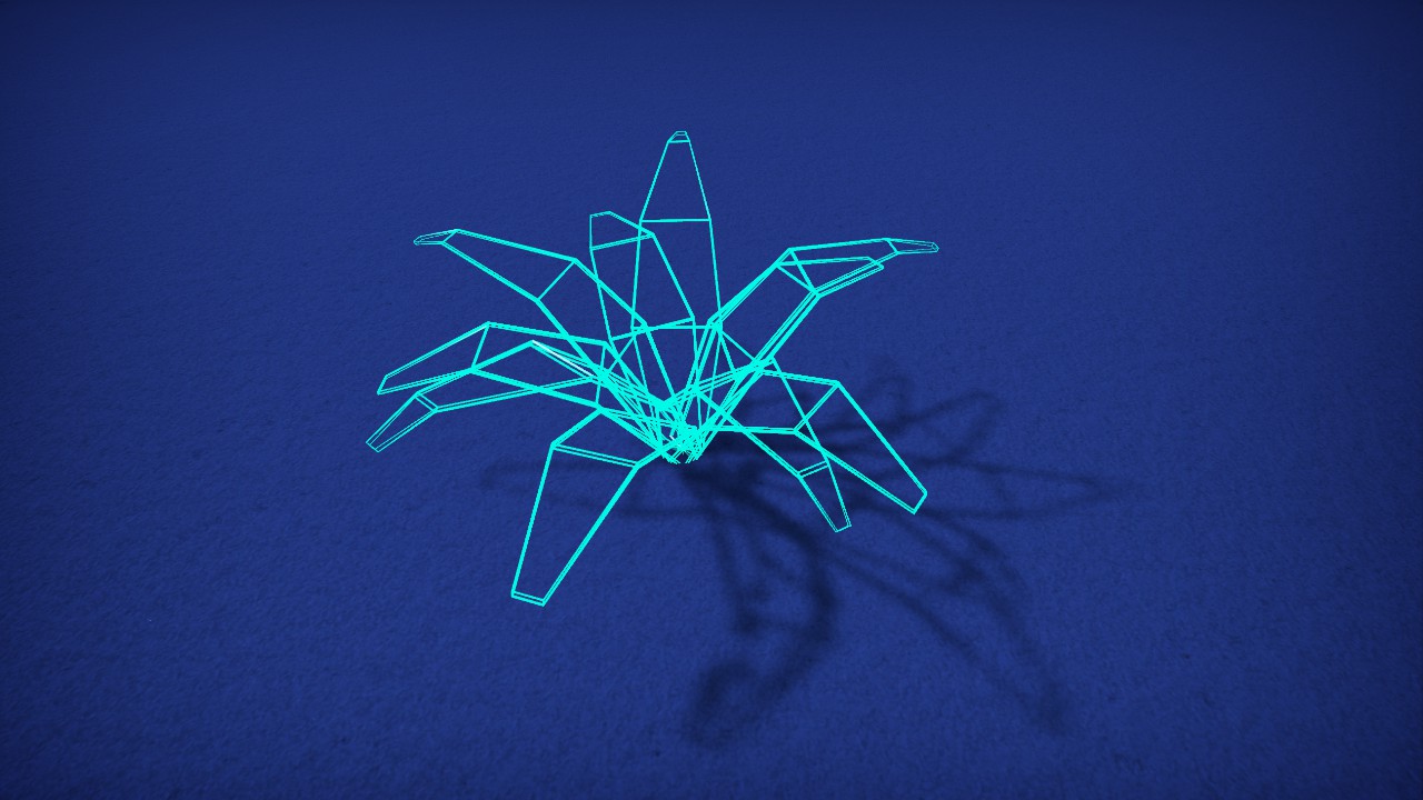 [Pix] Hologram - Waving Plant (Animated, Colorable & Lit)