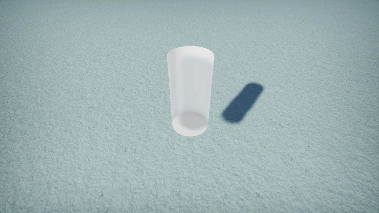 [Pix] Lit Cylinder Inverted Extra Small (Colorable)