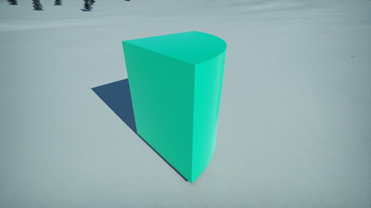 [Pix] Massive Lit Quarter Cylinder (Colorable And Lit)