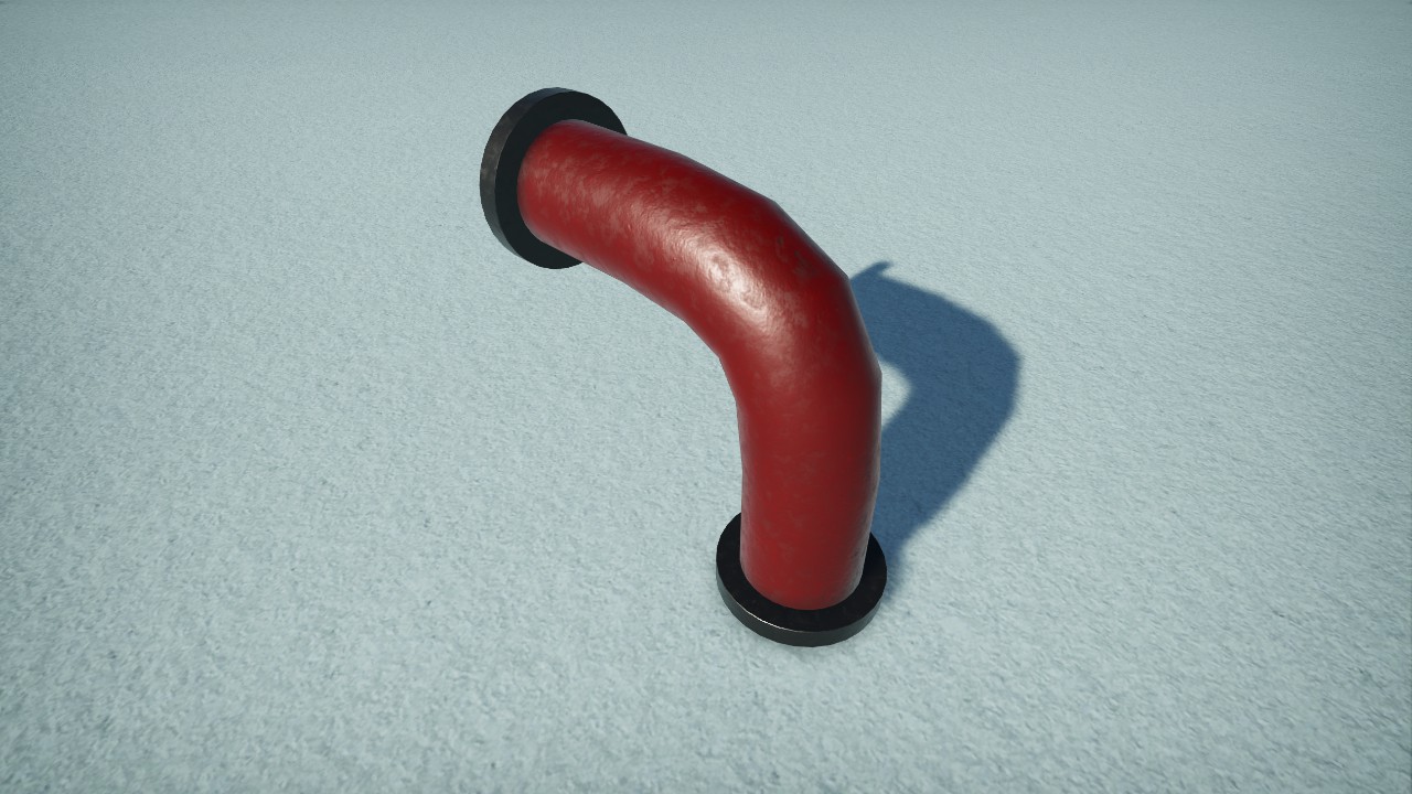 [Pix] Metal Pipe 2m Corner (Colorable)