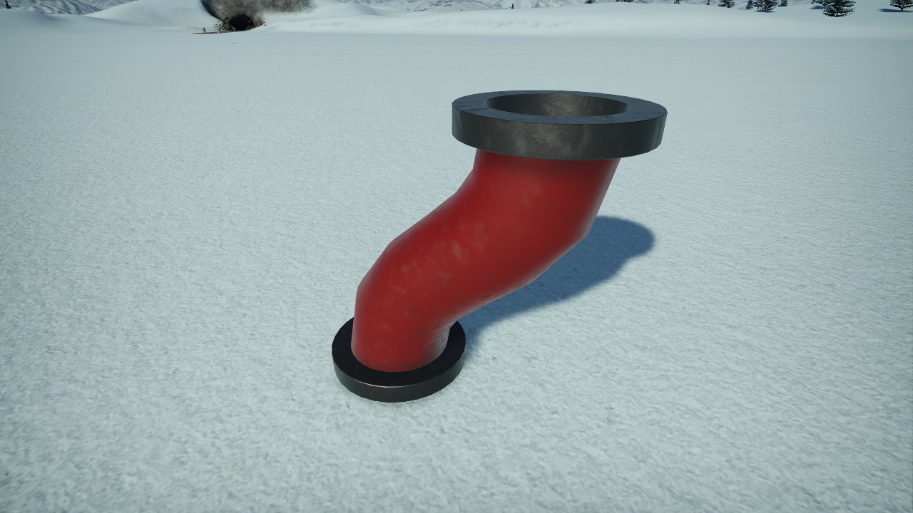 [Pix] Metal Pipe 2m S-Bend (Colorable)