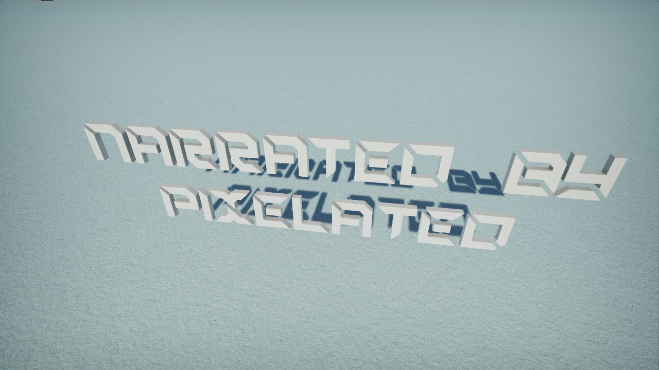 [Pix] Narrated By Pixelated (Animated & Lit)