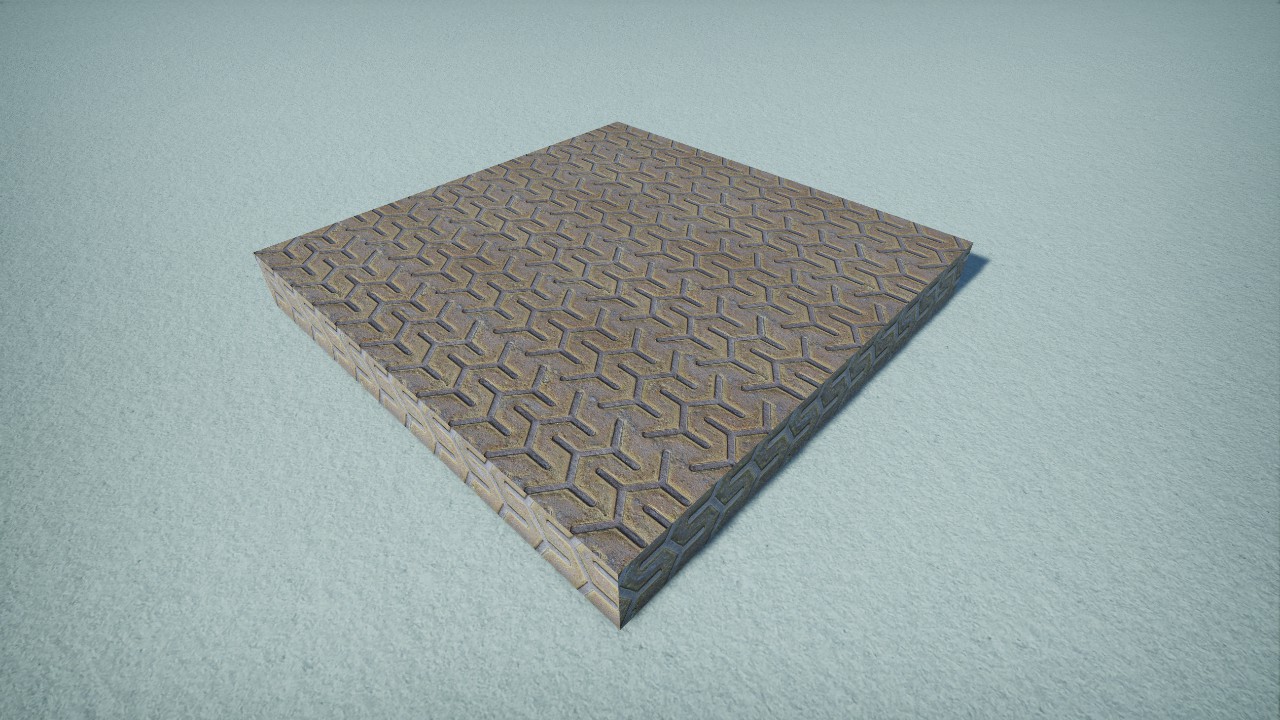 [Pix] Patterned Metal Floor