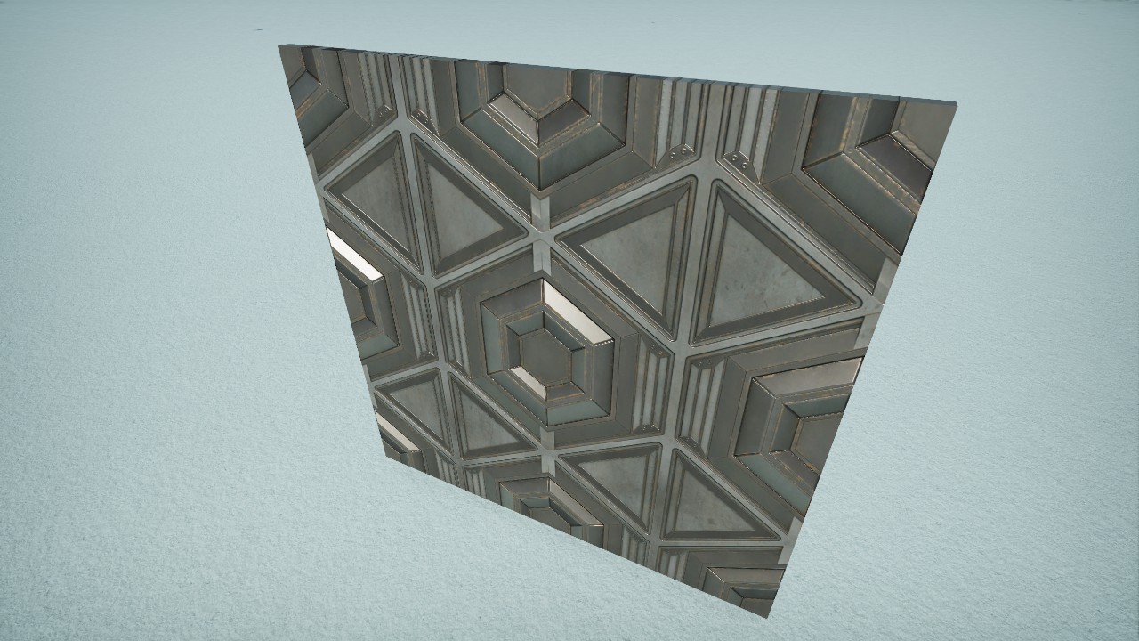 [Pix] Sci Fi Abstract Pattern Wall (Non-Grid)