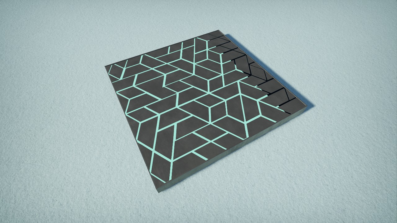 [Pix] Sci Fi Abstract Pattern Wall Fast (Animated, Lit and Colorable)