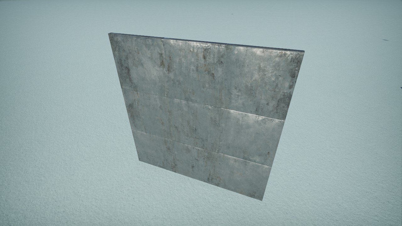 [Pix] Sci Fi Metal Plate Wall (Non-Grid, Colorable)