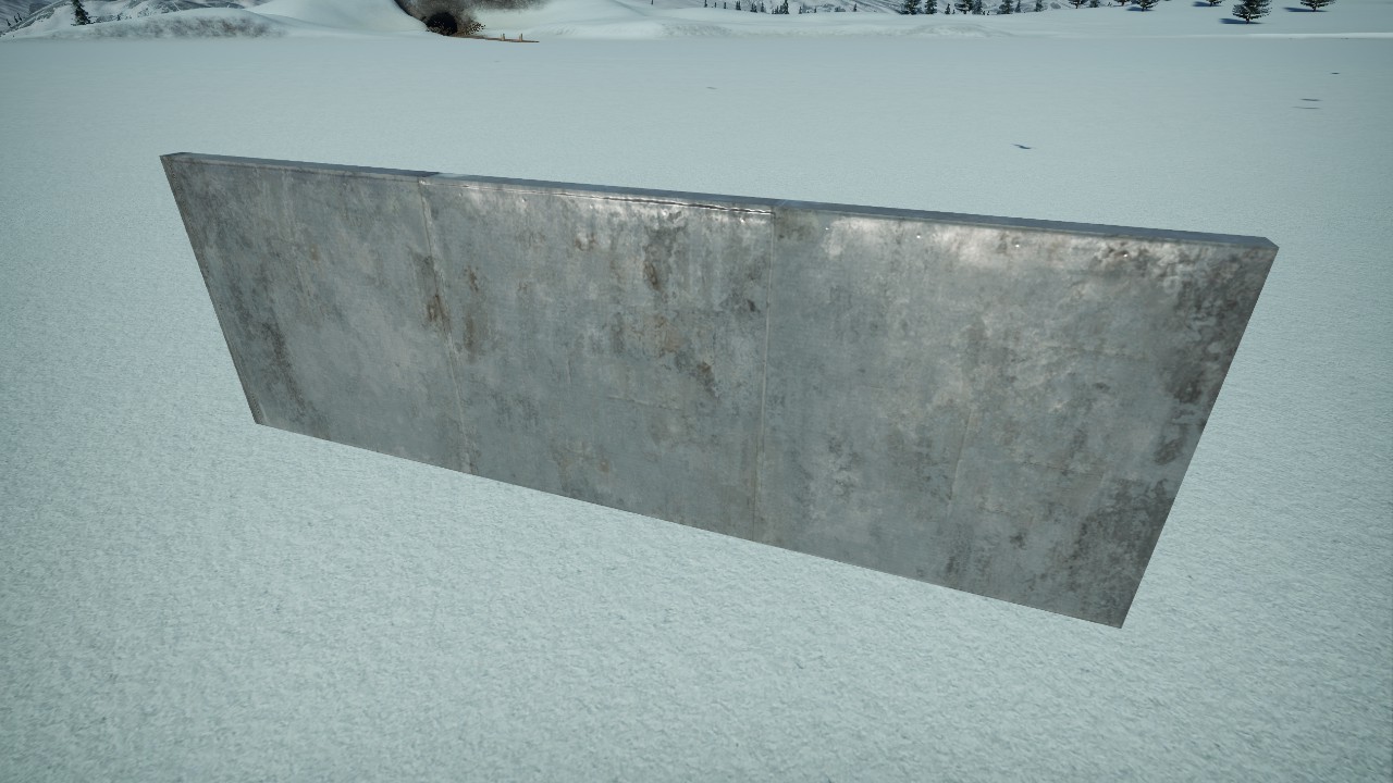 [Pix] Sci Fi Metal Plate Wall Single Row (Non-Grid & Colorable)