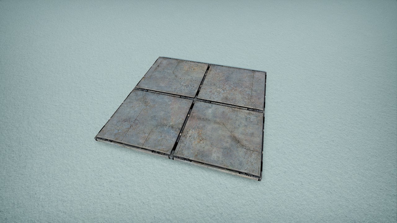 [Pix] Sci Fi Metal Plates Floor