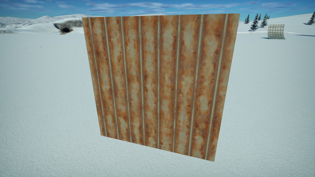 [Pix] Sci Fi Rusted Corrugated Wall