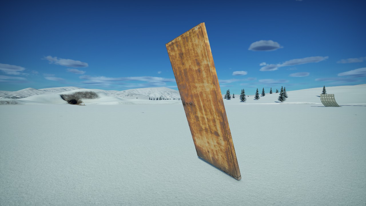 [Pix] Sci Fi Rusted Door Left (Animated)