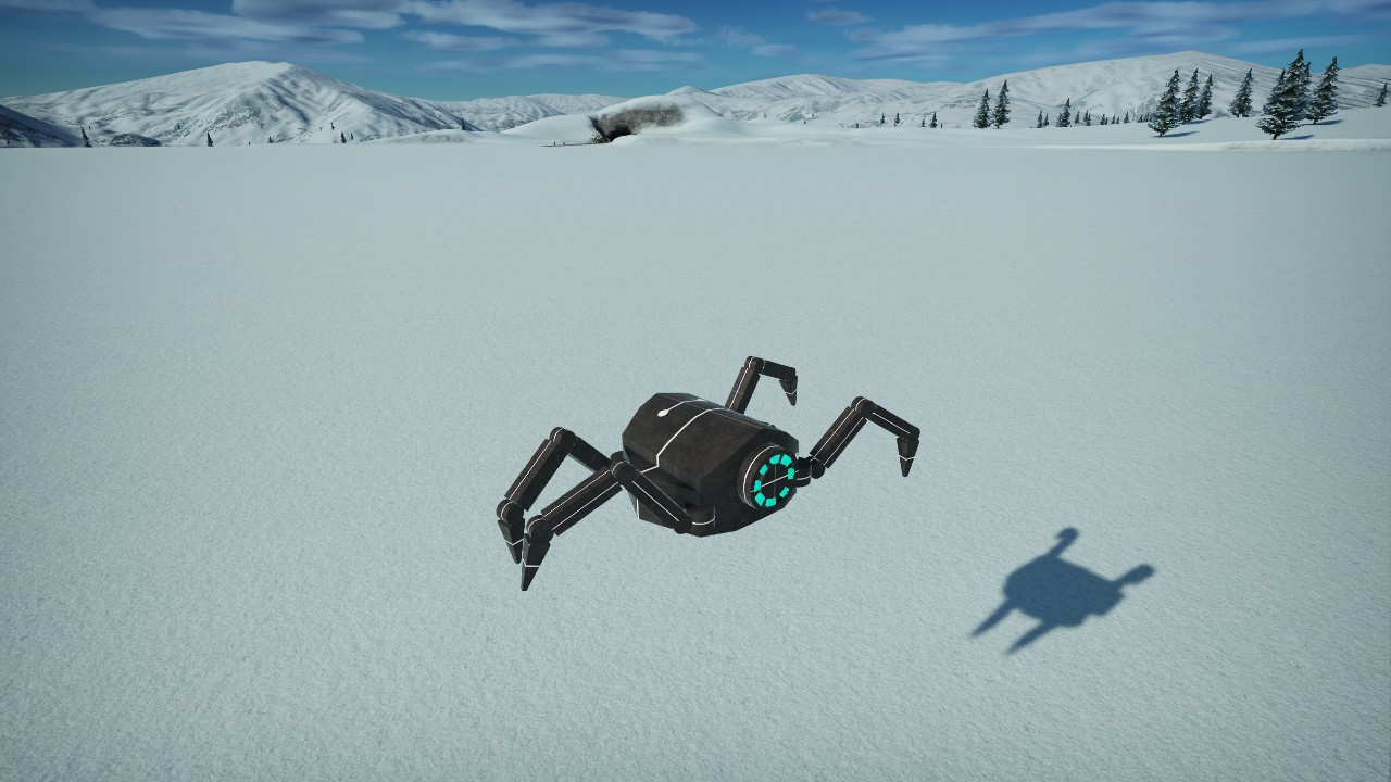 [Pix] Sci Fi Spider Drone (Animated and Colorable)