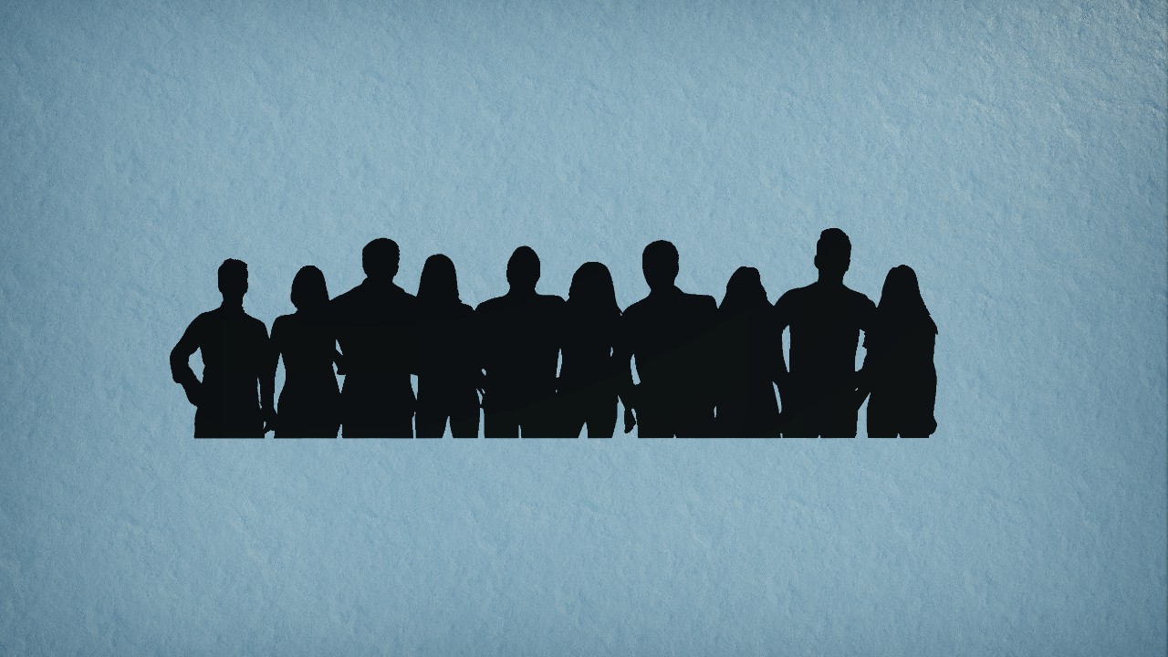 [Pix] Silhouette Crowd (Animated)