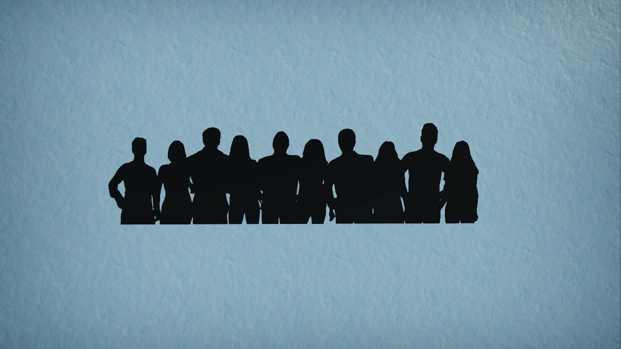 [Pix] Silhouette Crowd (Animated)