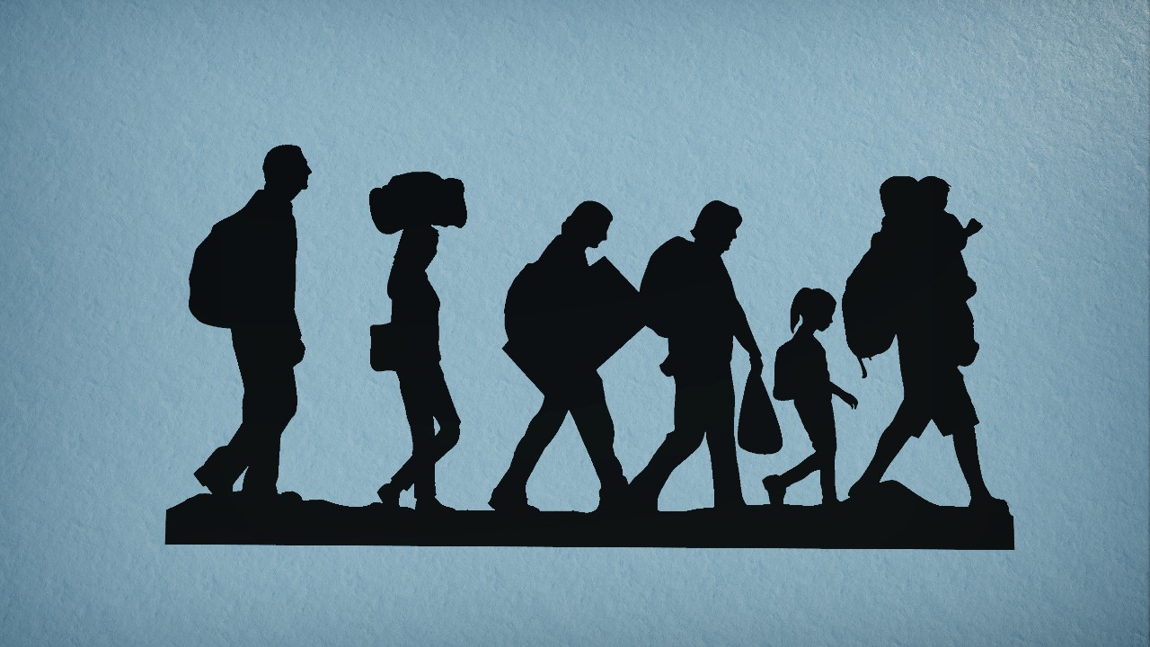 [Pix] Silhouette Refugees 01 (Animated)