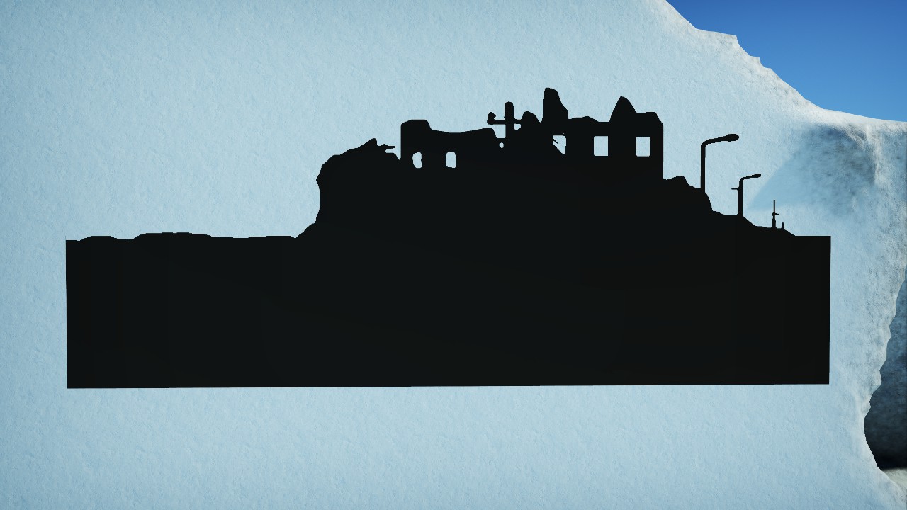 [Pix] Silhouette Ruins Left