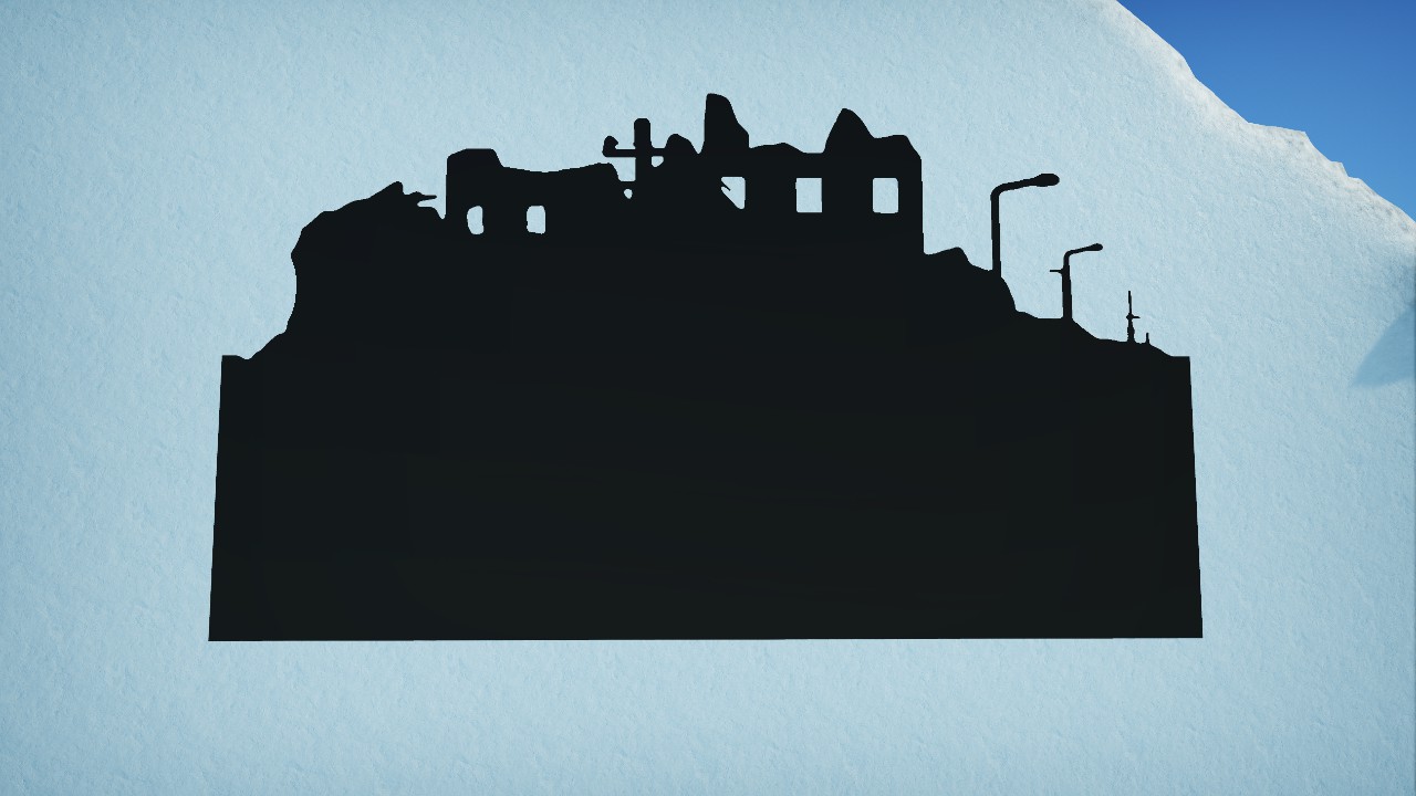 [Pix] Silhouette Ruins Left (Animated)
