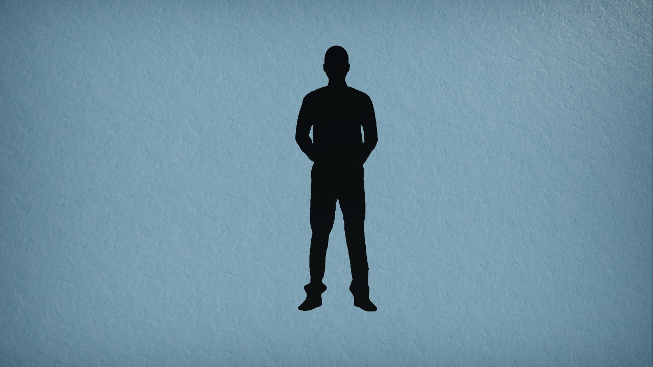 [Pix] Silhouette Standing Man (Animated)