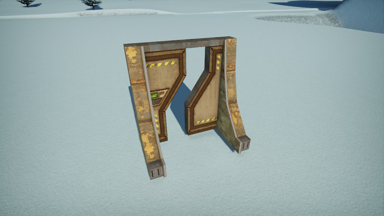 [Pix] Spaceship Door 002 (Animated)