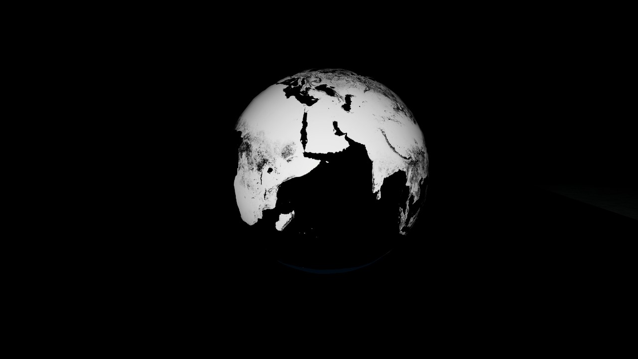 [Pix] Earth Fly By (Black and White, animated)