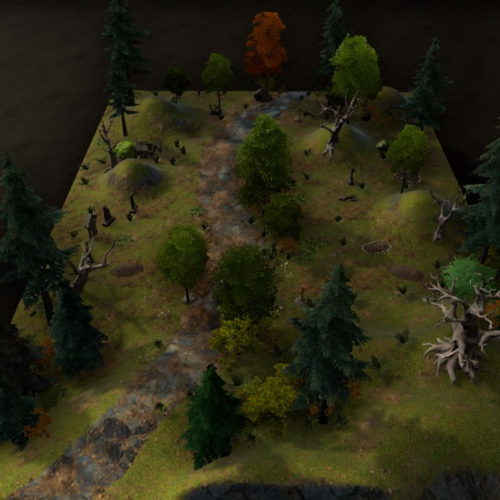 Road through Graveyard