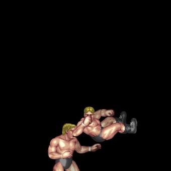 Diving Back Elbow Attack