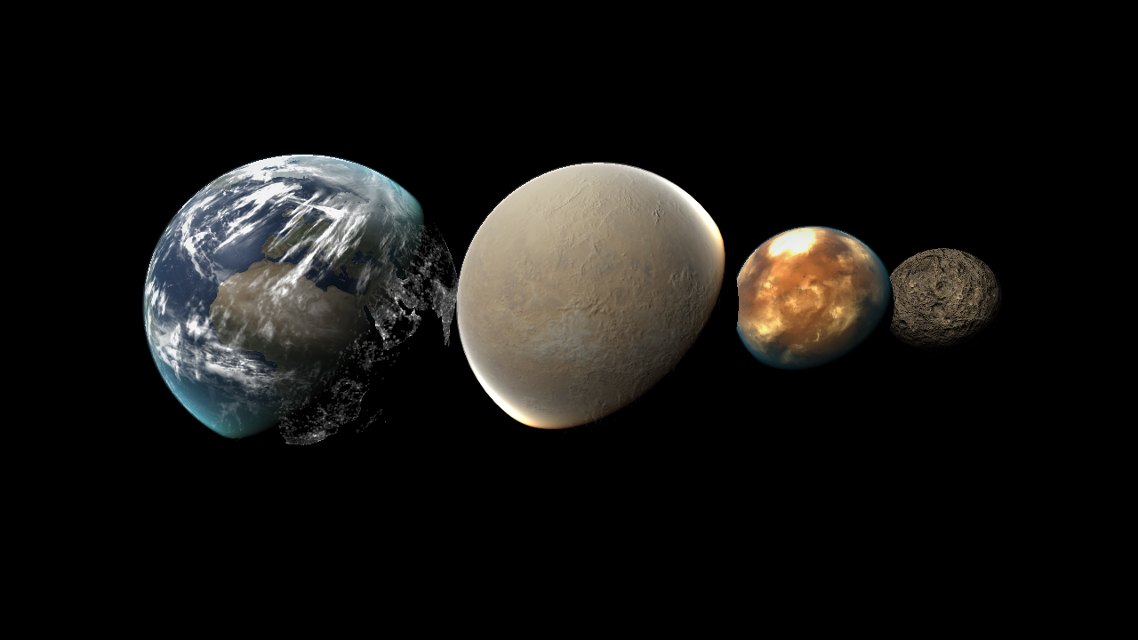 Ultra Realistic Inner Solar System