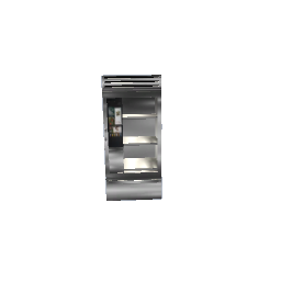 kitchen-pantry modern fridge with glass door