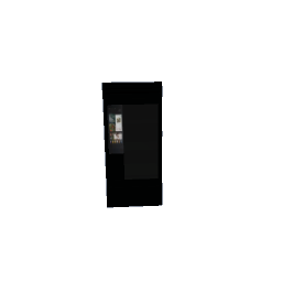 kitchen-pantry modern fridge with glass door 2