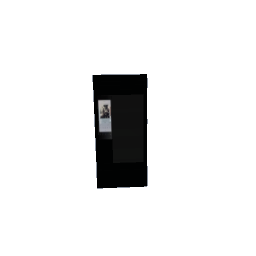 kitchen-pantry modern fridge with glass door 5