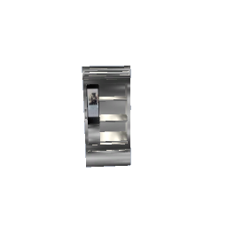 kitchen-pantry modern fridge with glass door 6