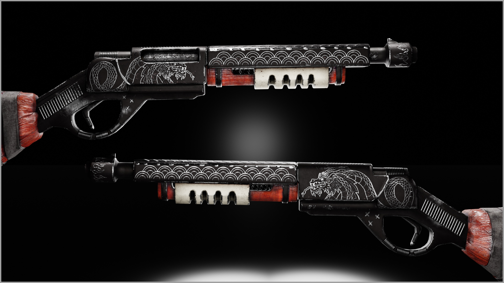 Ink Dragon Pump Shotgun