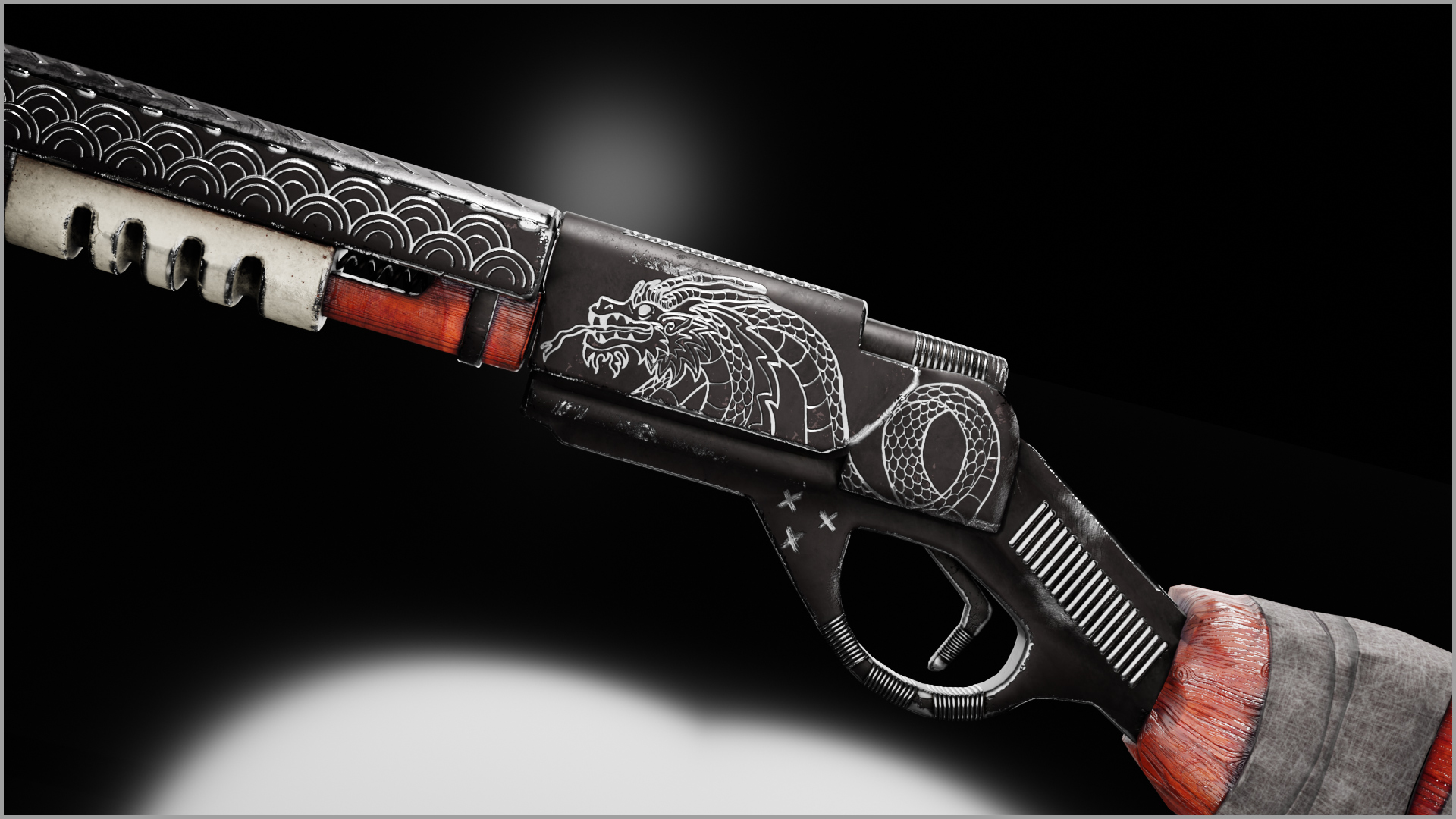 Ink Dragon Pump Shotgun