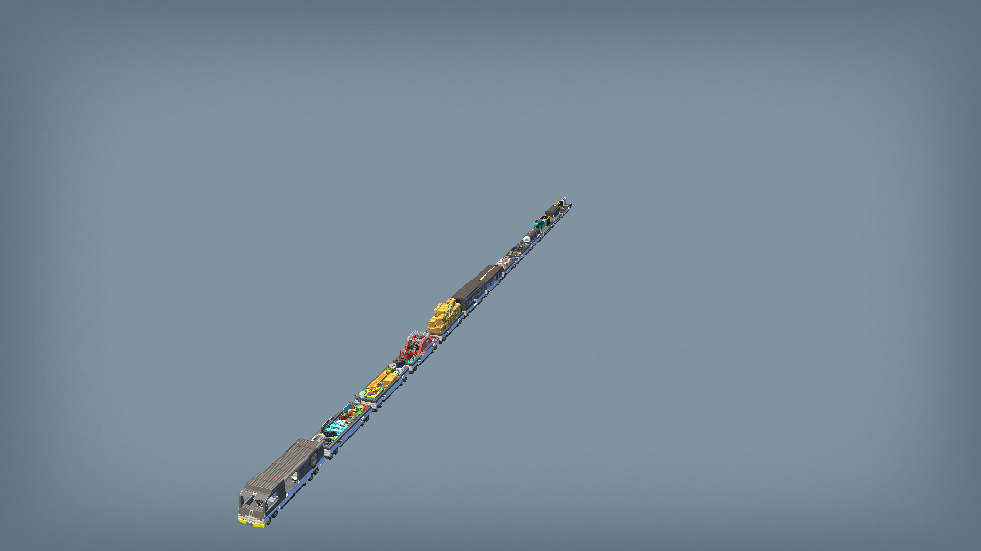 Kukuha mega long train (7u)