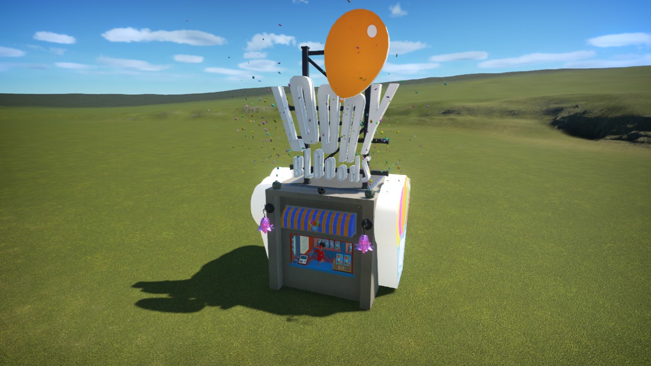 Loney ballons stand