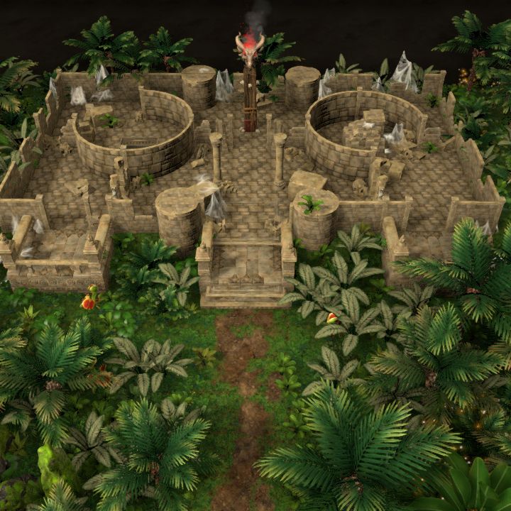 Cumbling Stone Temple