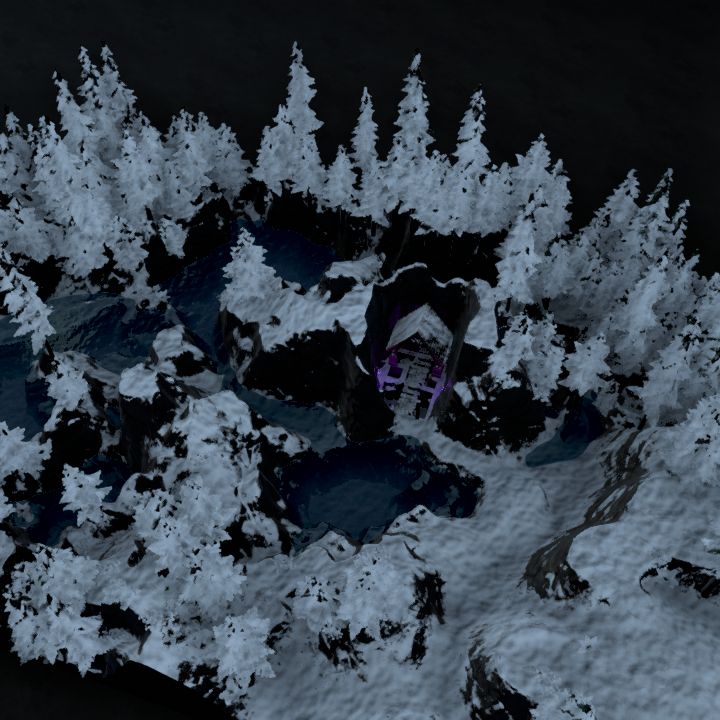 Snowy Mountain Terrain