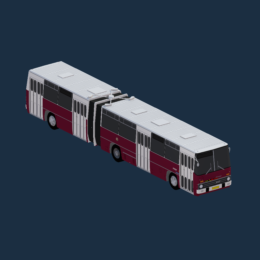Prague (early 1990s, Dejvice depot) - Ikarus 280.08