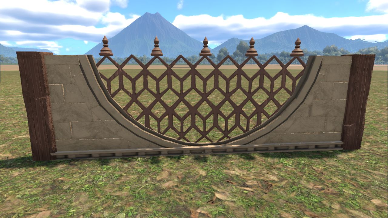 Simple Arid Railing