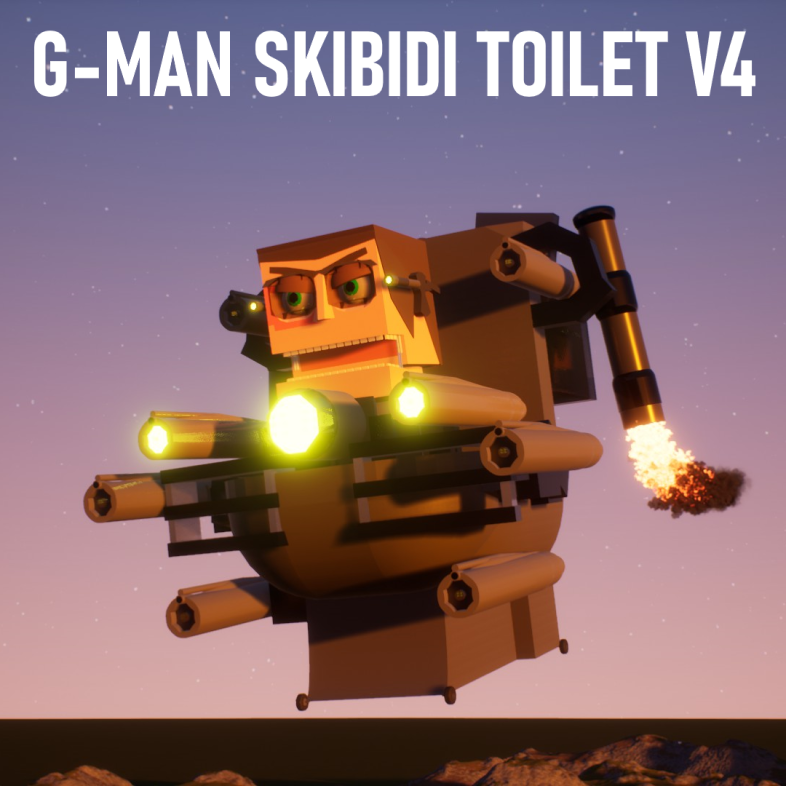 G-Man Toilet V4! Skibi