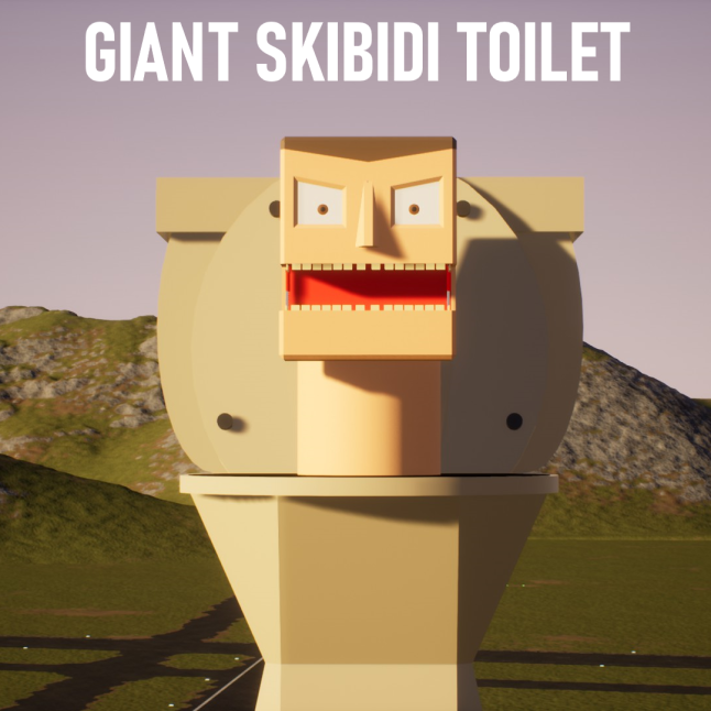 Giant Skibidi Toilet! Skibi
