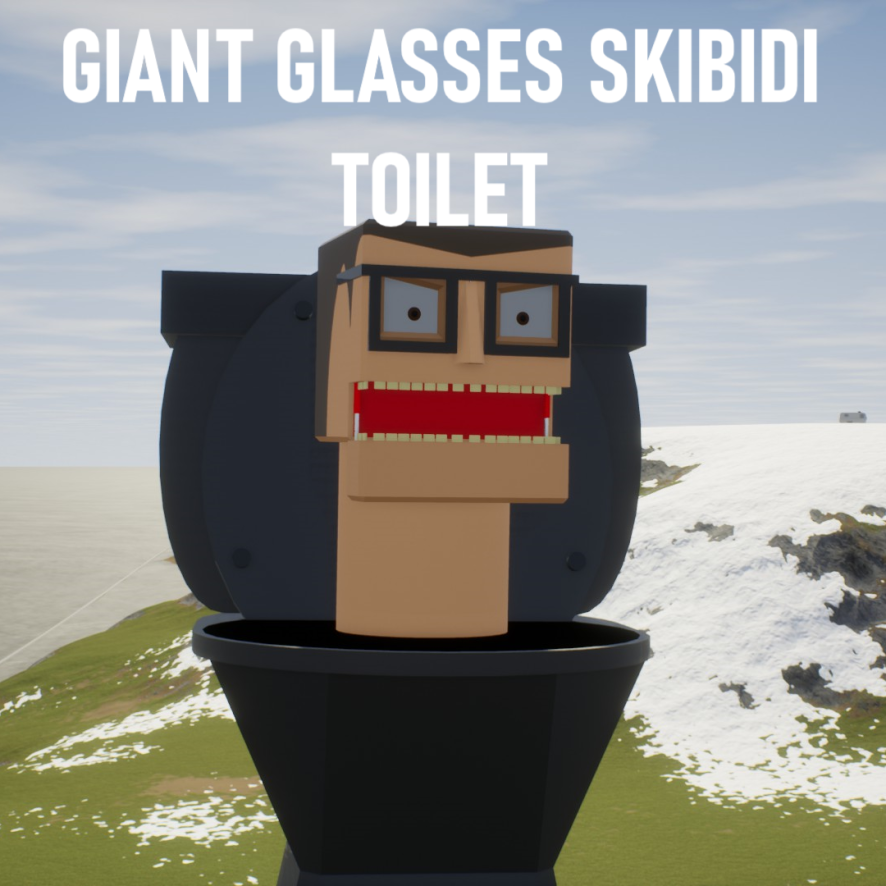 Giant Glasses Skibidi Toilet! Skibi