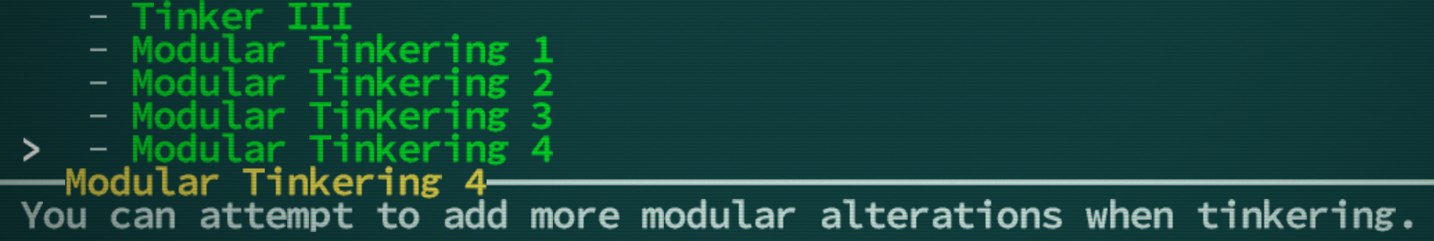 Tinkering More Mods