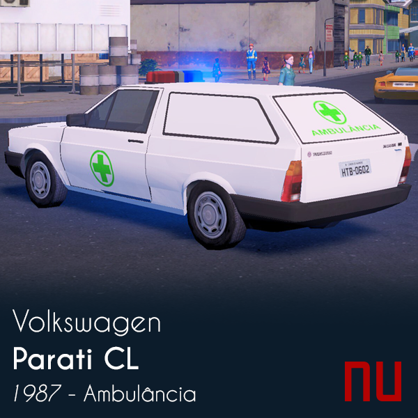 VW Parati CL 1987 - Ambulância