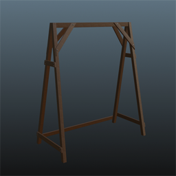 A-Frame for swinging Bench (Darkwood Nut)