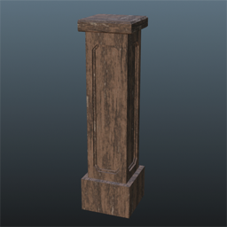 Base post Middle 85cm (Old Wood)
