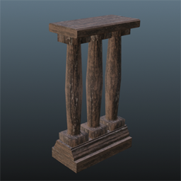 Balustrade 50cm (Old Wood)