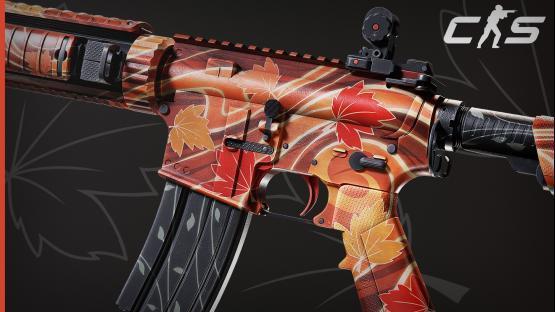 M4A4 | Autumn wind (Fixed the  PBR range)